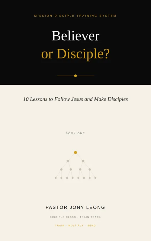 Book cover: Believer or Disciple?